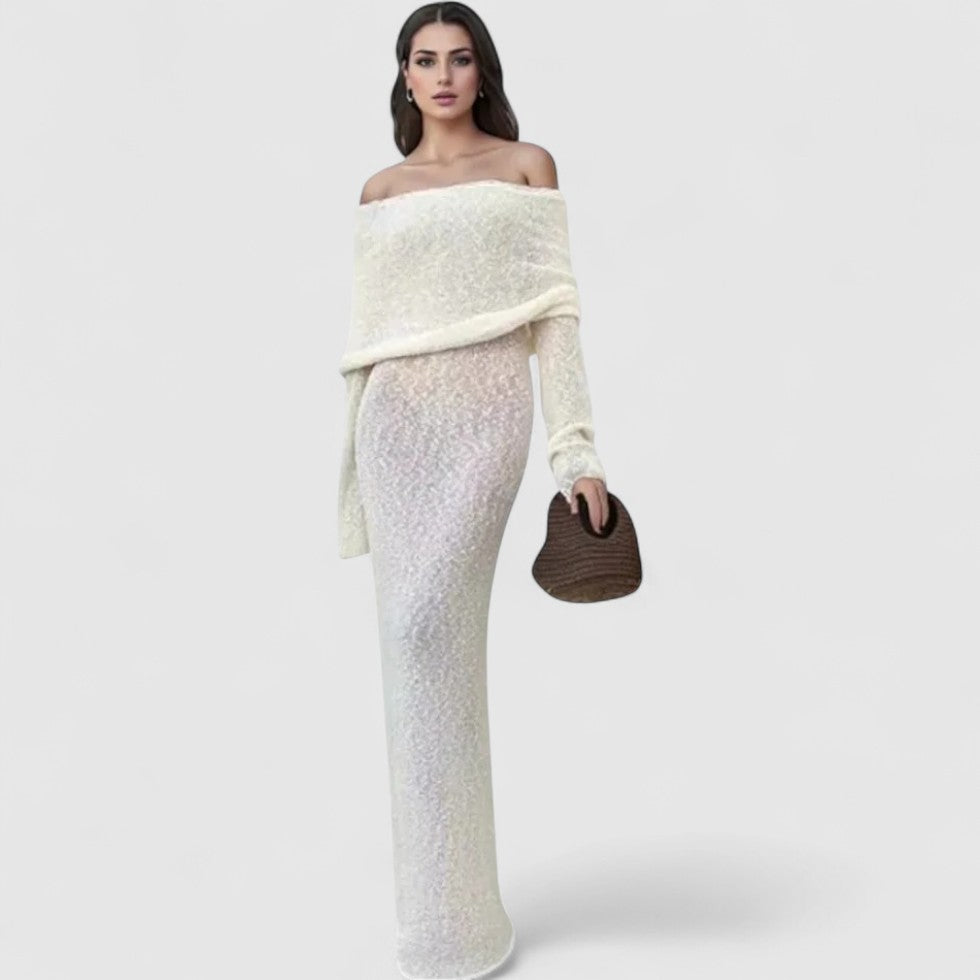 Off Shoulder Maxi Dress for Women