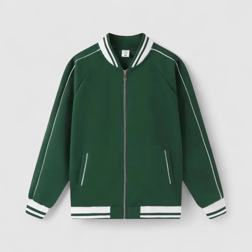 Men Old Money Baseball Jacket
