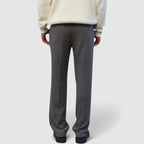Men Regular Fit Elegant Tailored Suit Trousers