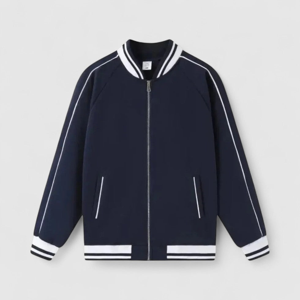 Men Old Money Baseball Jacket