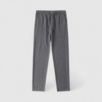 Men Regular Fit Linen Trousers Old Money Style Pants