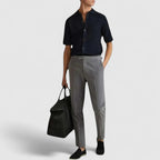 Knitted Short Sleeve Button Up Summer Shirt for Men
