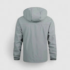 Men Waterproof Windbreaker Jacket with Adjustable Hood